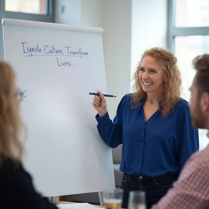 Melissa Montgomery in a consulting session